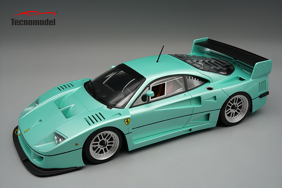 1996 Tecno F40 LM Press Version Metallic Blue w Transparent Clear Cover